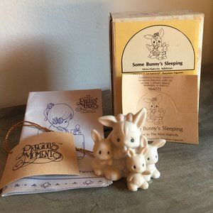 Precious Moments Some Bunny's Sleeping Figurine